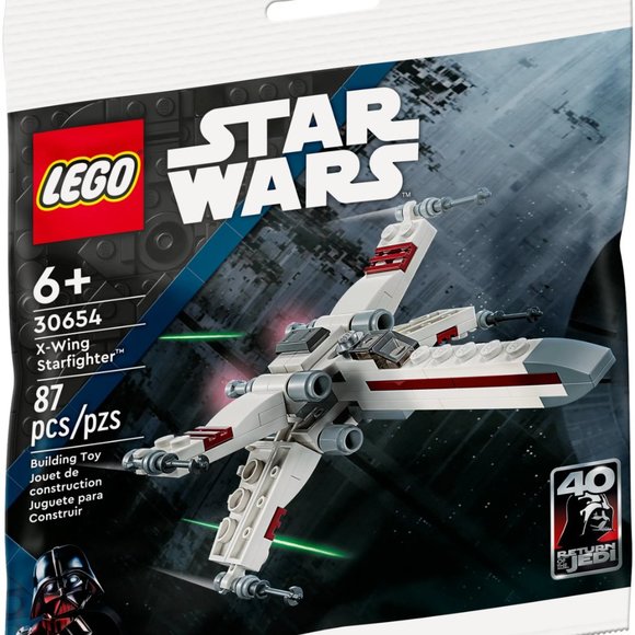 LEGO Star Wars X-Wing Starfighter 30654 Building Toy Set (87 Pieces) - Picture 3 of 4